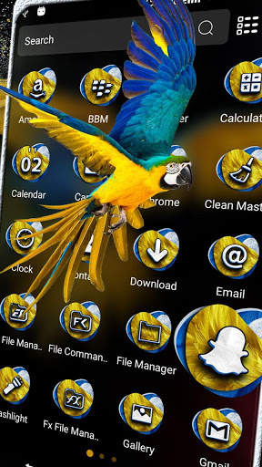 Macaw Parrot Launcher Theme screenshot 2