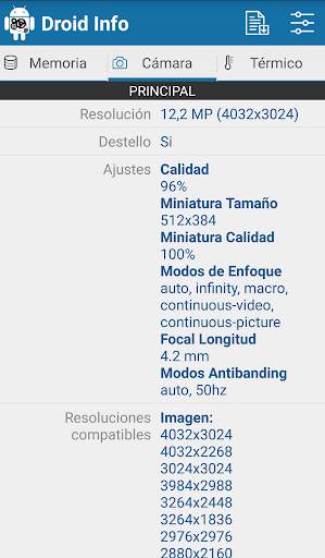 Droid Hardware Info screenshot 5