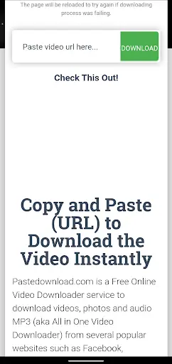 Savefromnet Downloader screenshot 1
