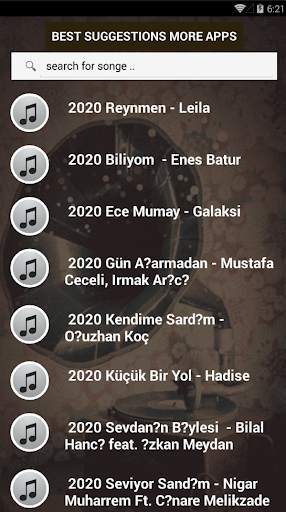 اشهر اغاني تركية بالكلمات 2021 Top Turkish songs screenshot 2