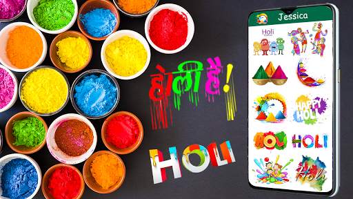 Holi Stickers for Whatsapp 2022 screenshot 1