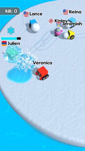 Bumper Cars – Snowball Fighting screenshot 2
