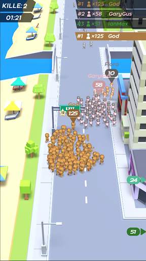 City Run-3D Crowd Games screenshot 5