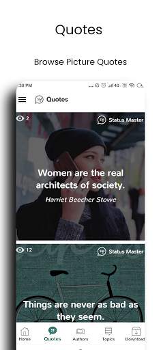 Status Master - Picture Quotes screenshot 3