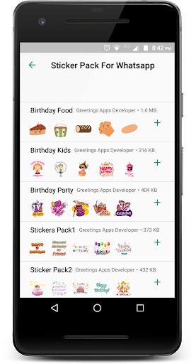 Birthday Stickers For Whatsapp - WAStickerApps screenshot 3