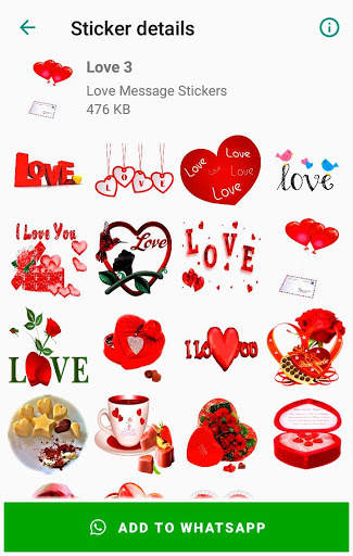 Love Stickers for WhatsApp - WAStickerApps ❤️❤️❤️ screenshot 6