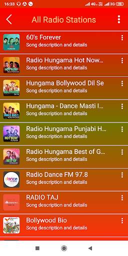 Fm Radio India - all India Hindi Radio Stations screenshot 5