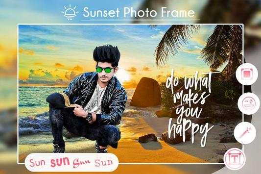 Sunset Photo Frame screenshot 4