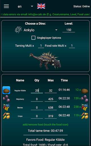 A-Calc: ARK Survival Evolved स्क्रीनशॉट 1