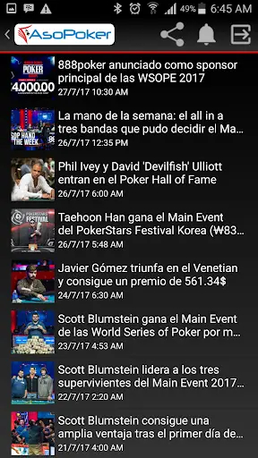 AsoPoker - móvil screenshot 3