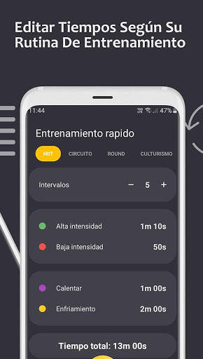 9 Timer - Cronómetro para entrenamiento screenshot 8