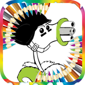 Coloring Book For Plants and Zombies icon