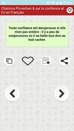 Citation Confiance Foi & Part screenshot 1