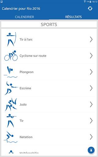 Calendrier pour Rio 2016 screenshot 11