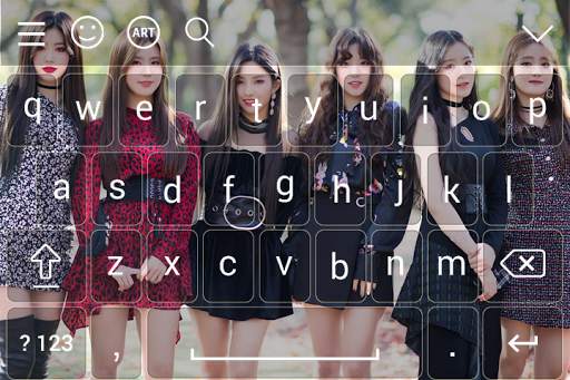 (G)I-DLE Keyboard स्क्रीनशॉट 2