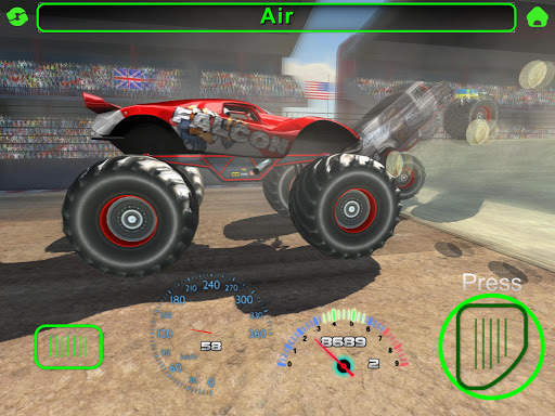 Monster Truck Stunts, Race and Crush Cars screenshot 11