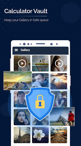 Calc Gallery Vault: Hide photos, videos & App Lock 5 تصوير الشاشة