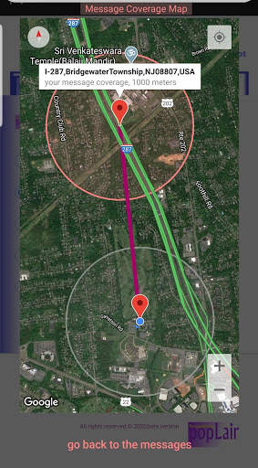popLair [location based Messenger and News app] screenshot 6