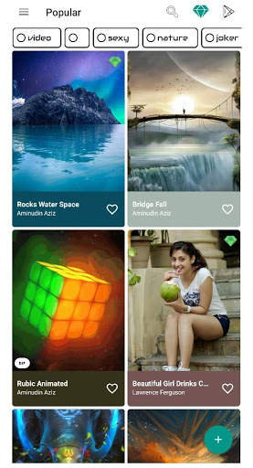 Wallpaper - Vertical Background Video & Foto, Pict screenshot 2
