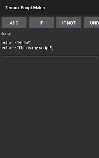 Termux Script Maker screenshot 2