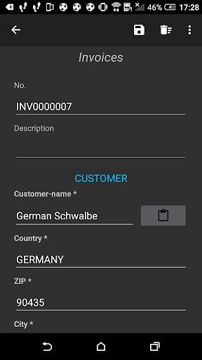Portable Invoices screenshot 5