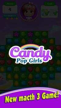 Candy Pop Girls - Game Match 3 Candy screenshot 2
