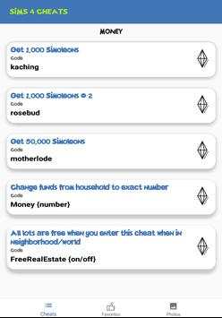 Sims 4 Cheats screenshot 13