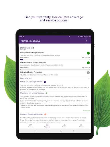 TELUS Device Checkup® 14 تصوير الشاشة