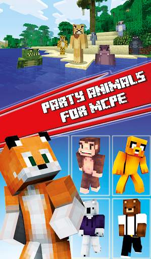 Skins Party Animals for MineCraft screenshot 1
