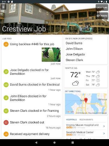 ExakTime Mobile–Time Clock App screenshot 3