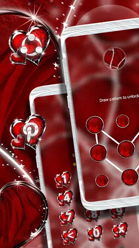 Red Rose Launcher Theme screenshot 5