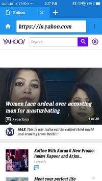 Yahoo Browser screenshot 1