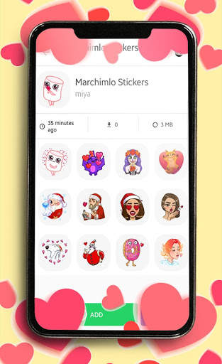 💞WAStickerApp Animated Love Stickers for WhatsApp screenshot 6
