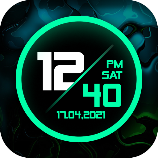 Digital Clock Wallpapers 2021 icon