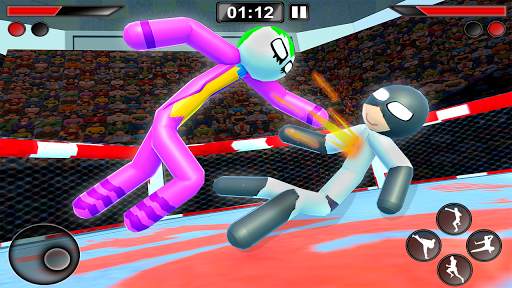 Shadow Warriors Battle-Stickman Fight War Game screenshot 1