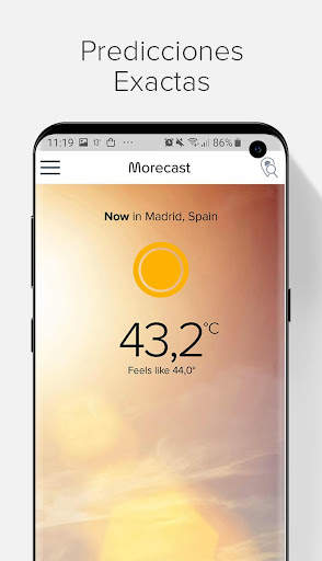 Previsión del tiempo: Morecast screenshot 1