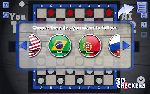 Checkers 3D Board Game स्क्रीनशॉट 11