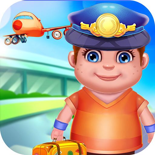 Airport Manager Simulator Kids - Play Clean Planes icon