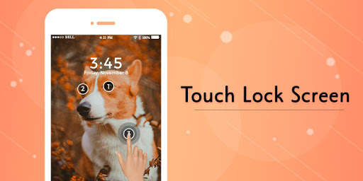 Touch Lock Screen - Photo Position Touch Lock App screenshot 1
