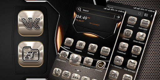 Metalic Launcher Theme screenshot 2