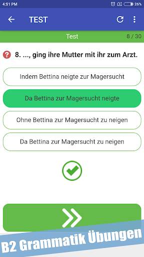 Learn German B2 Grammar Free screenshot 2