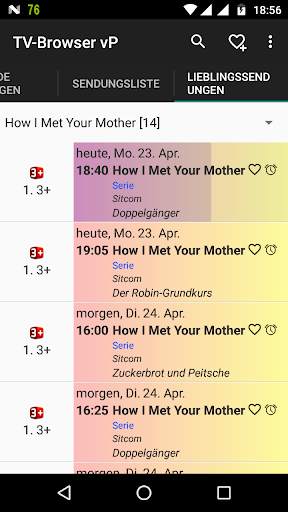 TV-Browser vP - TV-Programm/Radio-Programm screenshot 6