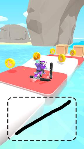 Scribble Draw Rider Race screenshot 3
