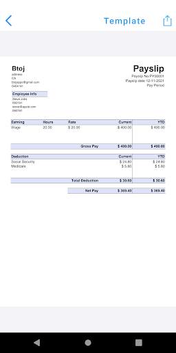 Payslip Maker screenshot 4