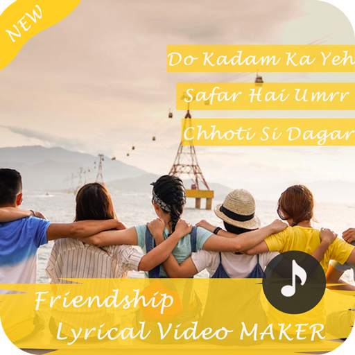 Friendship Lyrical Video Maker 1.7