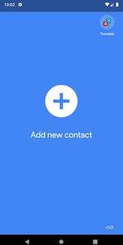 BashContact - Save contacts in just 2 clicks ! screenshot 1