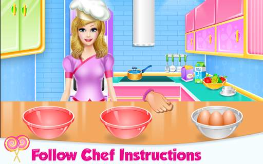 Lovely Rainbow Cake Cooking screenshot 3