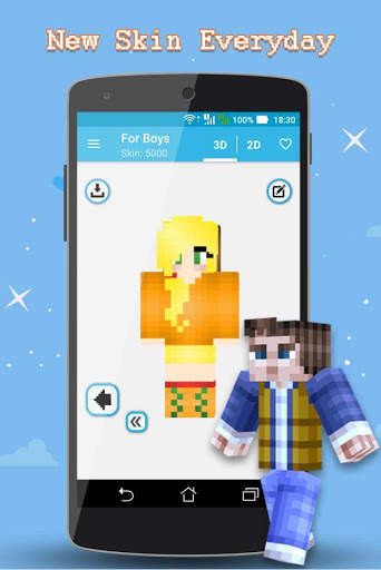 Mod Skins for  Minecraft 3D screenshot 1