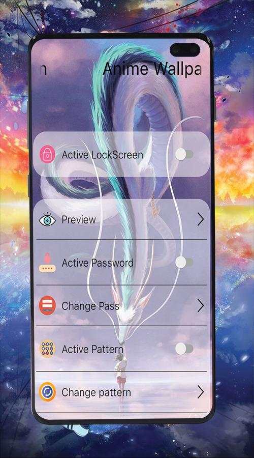 Anime wallpaper lockscreen - Anime Full Wallpaper screenshot 1