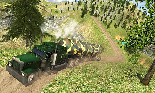 Uphill Offroad Army Oil Tanker скриншот 5